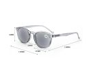 Crystal Grey Frame Sun Readers