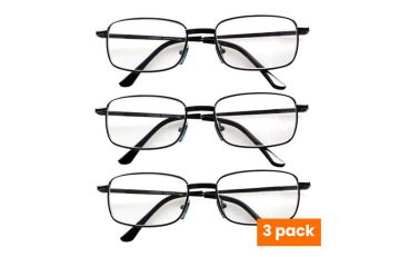 Metal Basics Reading Glasses (3 Pack)