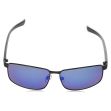 Timeless Black Metal Sunglasses Front View