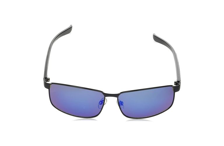 Timeless Black Metal Sunglasses Front View