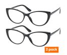 Obsession Cat Eye Reading Glasses (Black)