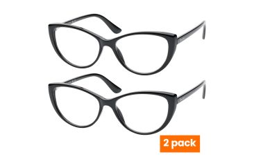 Obsession Cat Eye Reading Glasses (Black)