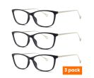 Elegance Black Reading Glasses For Women