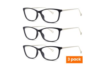 Elegance Black Reading Glasses For Women