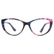 Malmesberry Cat Eye Reading Glasses (Funky) Front View