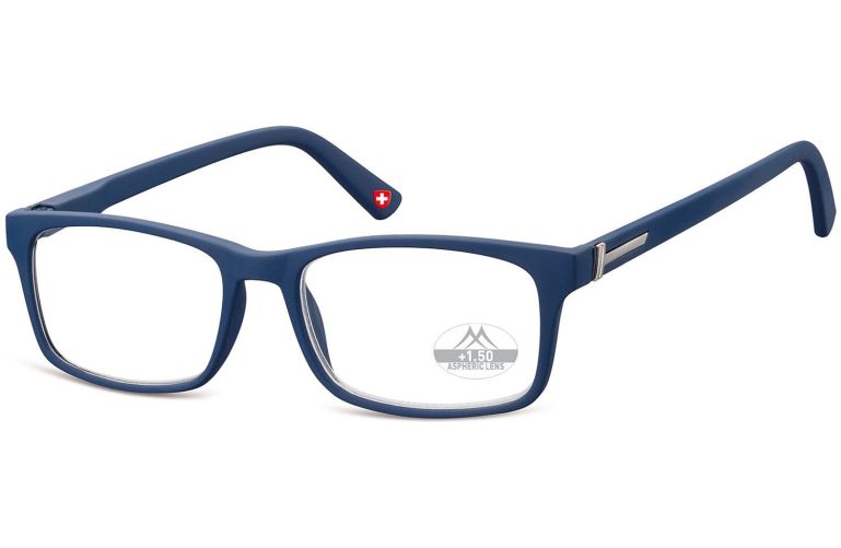 Finchley Blue Rectagular Reading Glasses