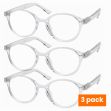 Glacier Clear Transparent Reading Glasses