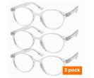 Glacier Clear Transparent Reading Glasses