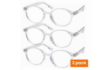 Glacier Clear Transparent Reading Glasses