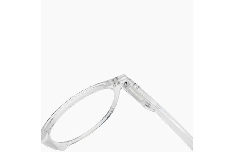 Glacier Clear Transparent Reading Glasses with Pouch