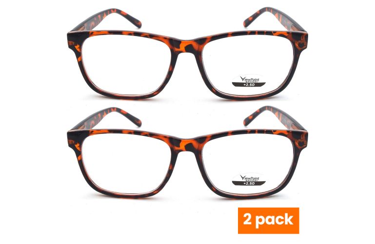Yates Brown Tortoise Reading Glasses