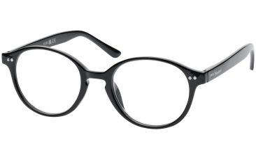 Jasper Nero Black Oval Reading Glasses