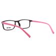 Zinnia Purple Reading Glasses Back View