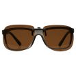 Sunglasses For Glasses Clip On attached to prescription glasses