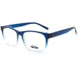 Pierre 641 Blue/Clear Reading Glasses Back View