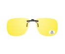 Yellow Clip on Sunglasses Polarised