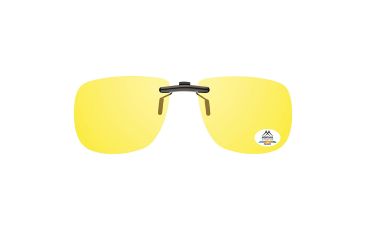 Yellow Clip on Sunglasses Polarised