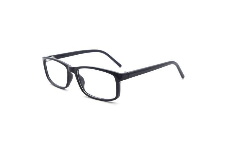 Olympia Black Reading Glasses Front View