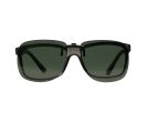 Clip on Sunglasses Polarised with Green Lenses