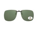 Clip on Sunglasses Polarised with Green Lenses