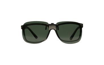 Clip on Sunglasses Polarised with Green Lenses