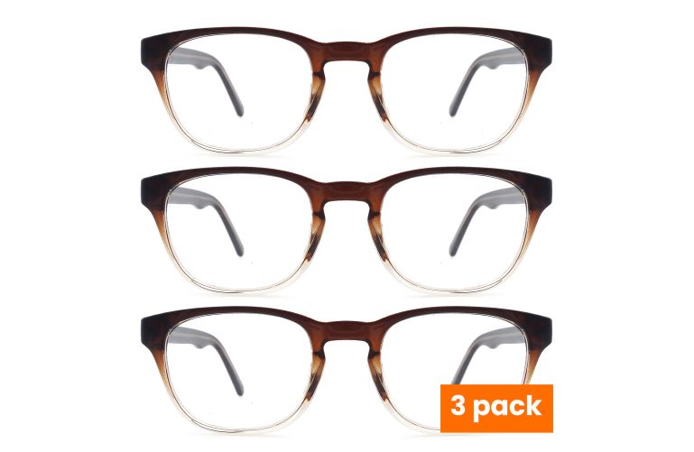 Wimbeldon Brown Reading Glasses
