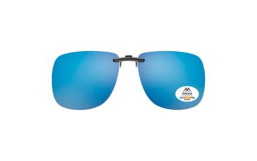 Clip on Sunglasses Polarised with Blue Lenses