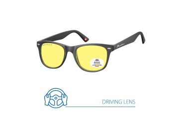 Cadillac Night Driving Wayfarer Polarised Anti-Glare Glasses