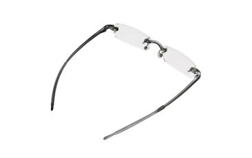 Memory Clear Rimless Reading Glasses (Grey)