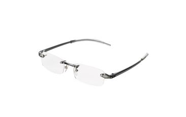 Memory Clear Rimless Reading Glasses (Grey)