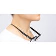 magnetic reading glasses matte black front view