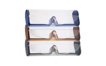 Copenhagen Clear PVC Glasses Case 3 Pack