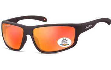 RX7 Black/Grey Wraparound Sunglasses Polarised