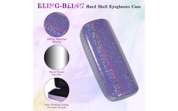 Glitter Glasses Case (Pack of 2)